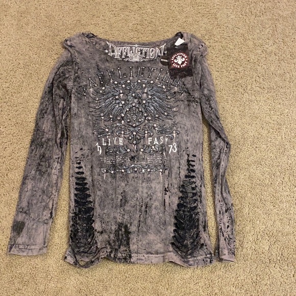 NWT affliction long sleeve